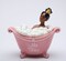 Ceramic African American Lady Me Time Jewelry Box, Home Décor, Gift for Her, Mom, Friend, or Coworker, Vanity Décor